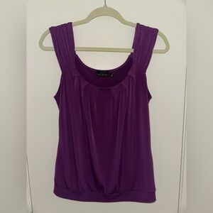 THE LIMITED Rich Purple Tank Top